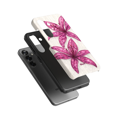 Purple-Floral-Luster-samsung-case-S25-3