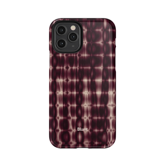 Purple Ripple iPhone Case