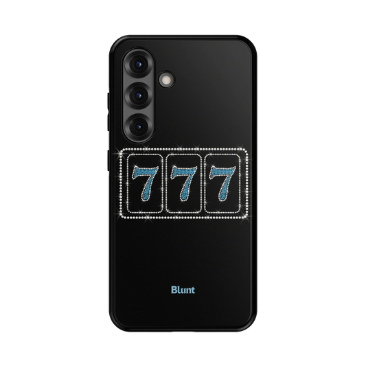 Blue Lucky 777 Samsung Case