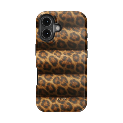 Cheetah Puffer iPhone Case