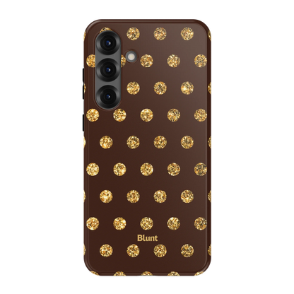 Gold Polka Samsung Case
