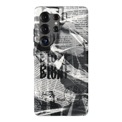 Black Love Letter Samsung Case