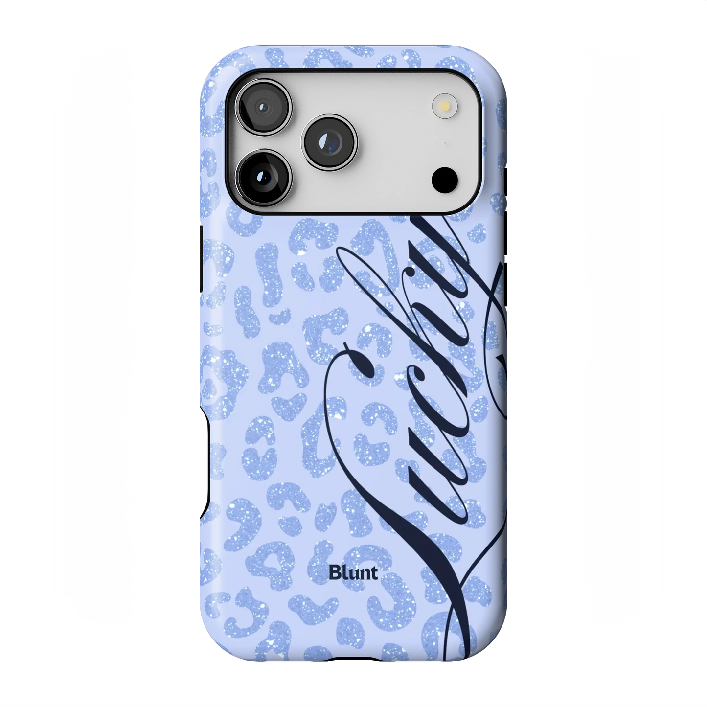 Blue Cheetah Lucky iPhone Case