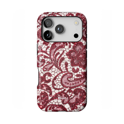 Crimson Lace iPhone Case