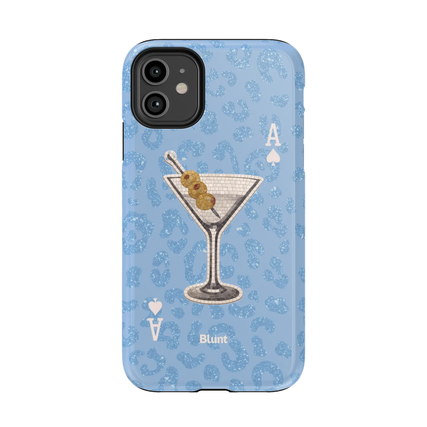 Blue Dirty Martini iPhone Case