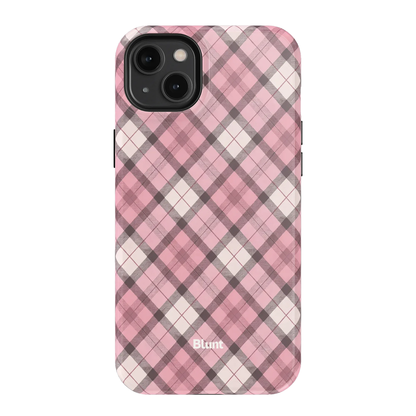 Pink Plaid iPhone Case