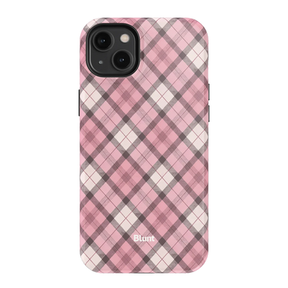 Pink Plaid iPhone Case