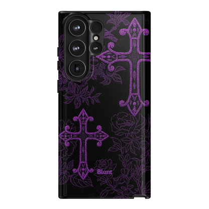 Purple Cross Samsung Case