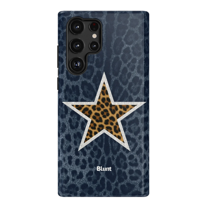 Denim Cheetah Star Samsung Case