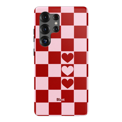 Checker Love Samsung Case
