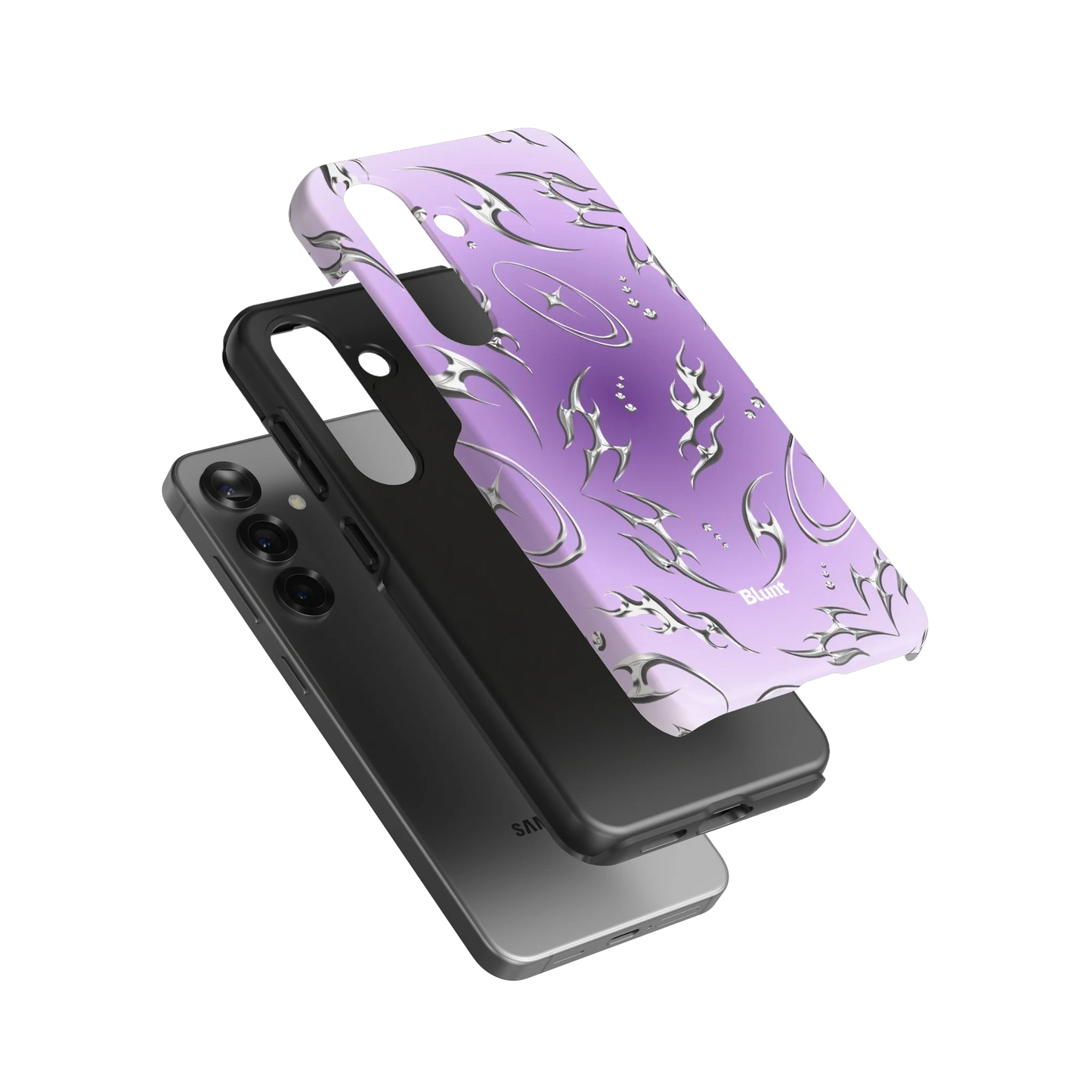Purple Cyber Samsung Case