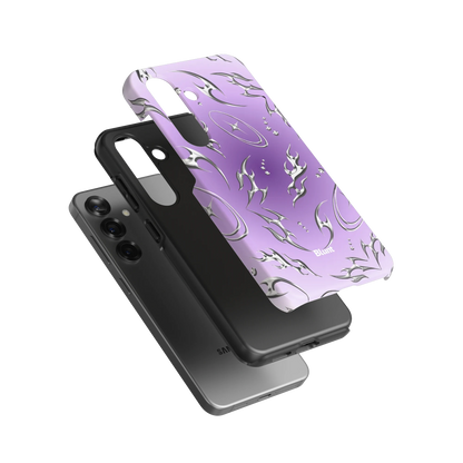 Purple Cyber Samsung Case