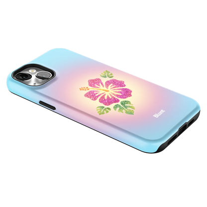 Hibiscus-Glow-iphone-case-iPhone 14 Plus-2