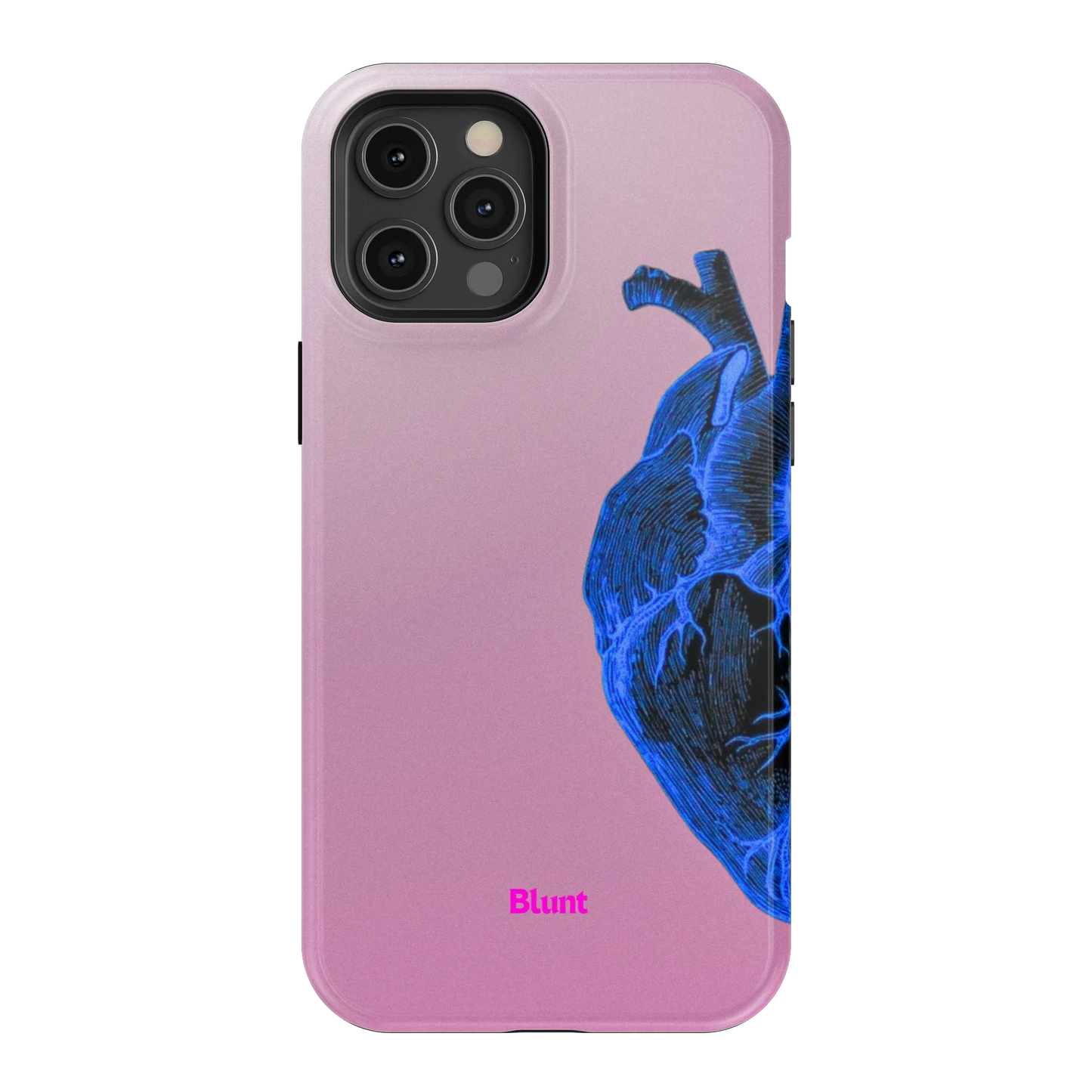 Anatomy Heart Blue iPhone Case