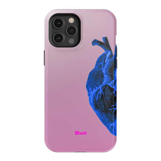 Anatomy Heart Blue iPhone Case