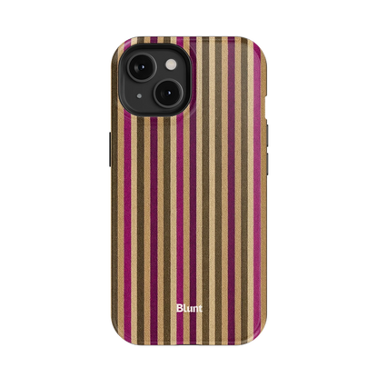 Pecan Stripe iPhone Case