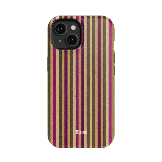 Pecan Stripe iPhone Case
