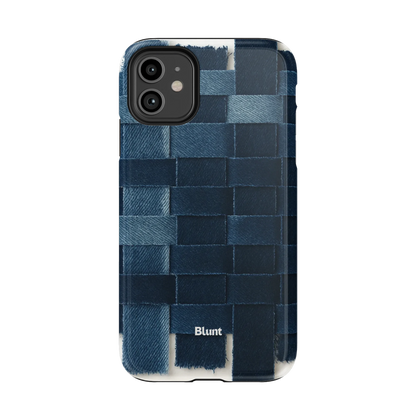 Indigo Weave iPhone Case
