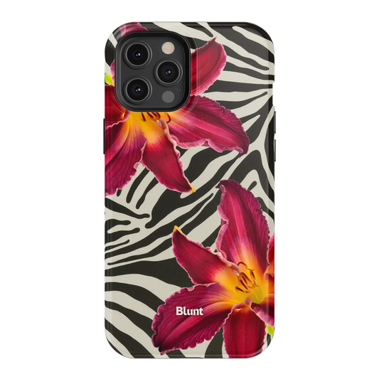 Zebra Lily iPhone Case