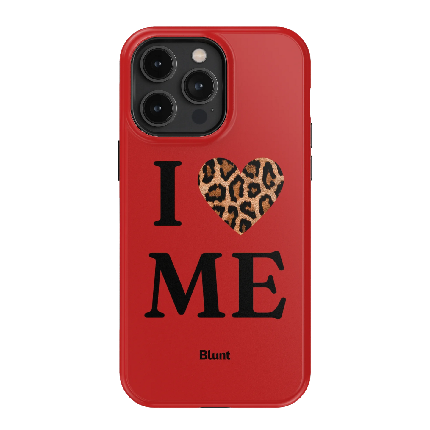 Red I Love Me iPhone Case