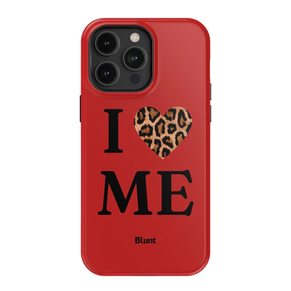 Red I Love Me iPhone Case