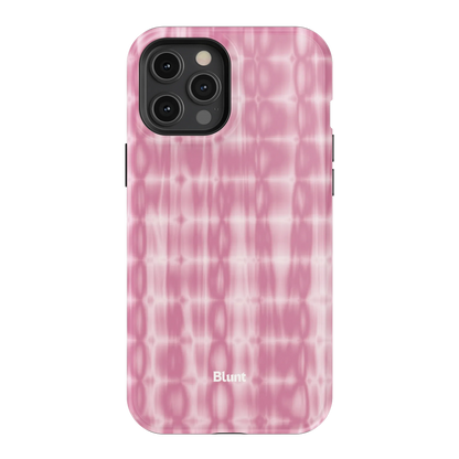 Pink Ripple iPhone Case
