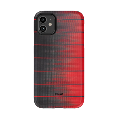 Crimson Stripe iPhone Case