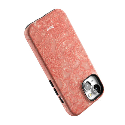 Coral-Glam-iphone-case-iPhone 15-4