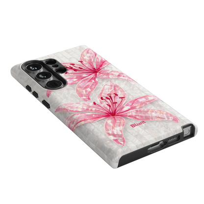 Pink-Floral-Luster-samsung-case-S23 Ultra-2