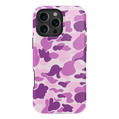 Purple Camo iPhone Case