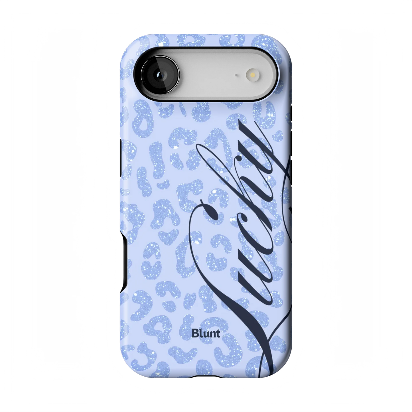 Blue Cheetah Lucky iPhone Case