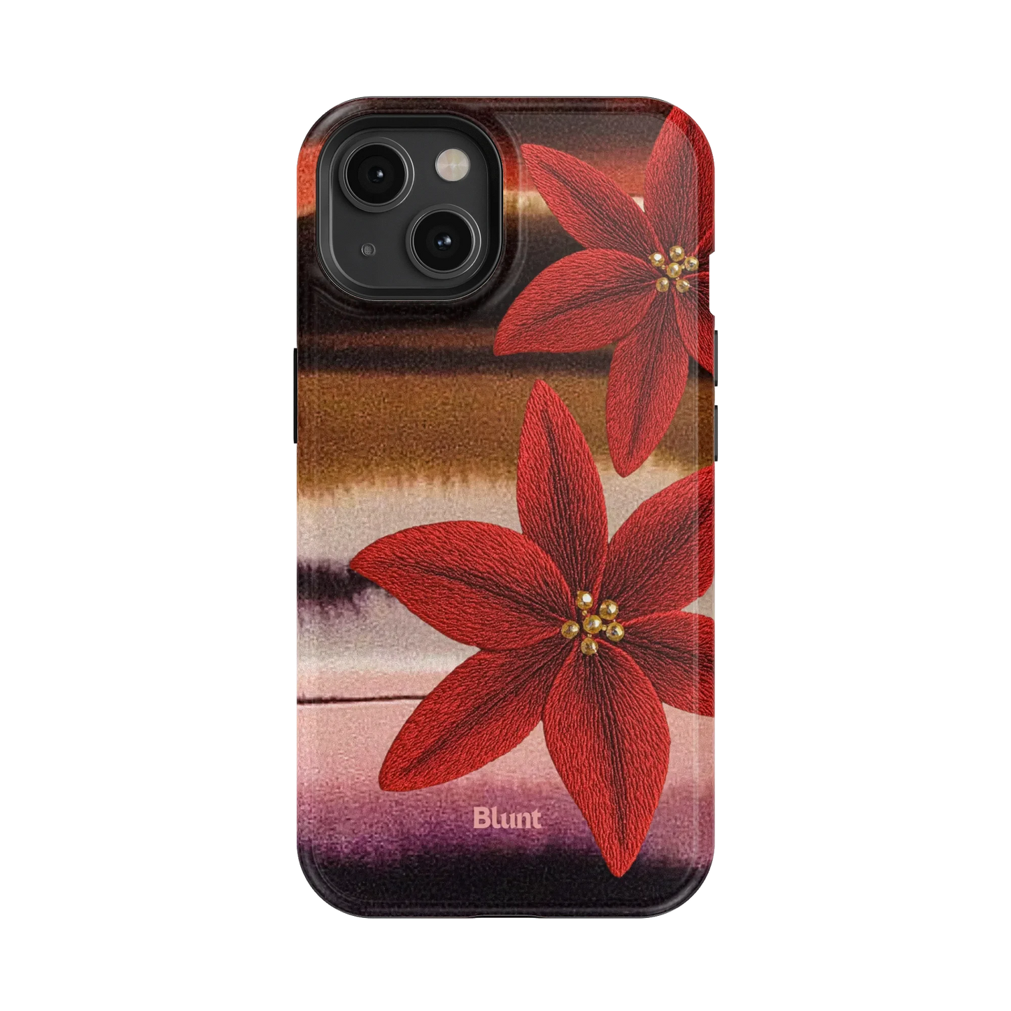 Crimson Bloom iPhone Case