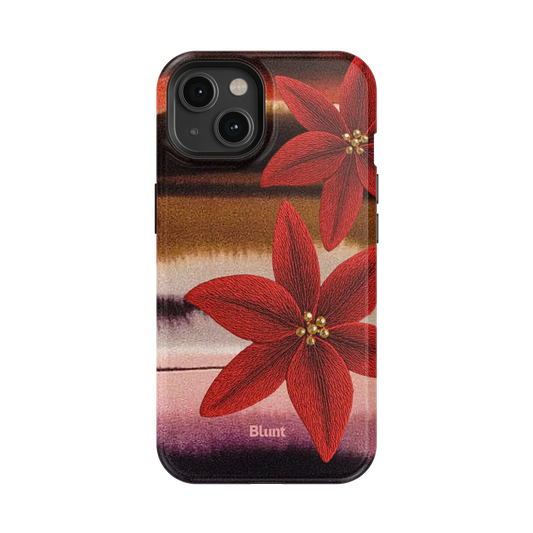 Crimson Bloom iPhone Case