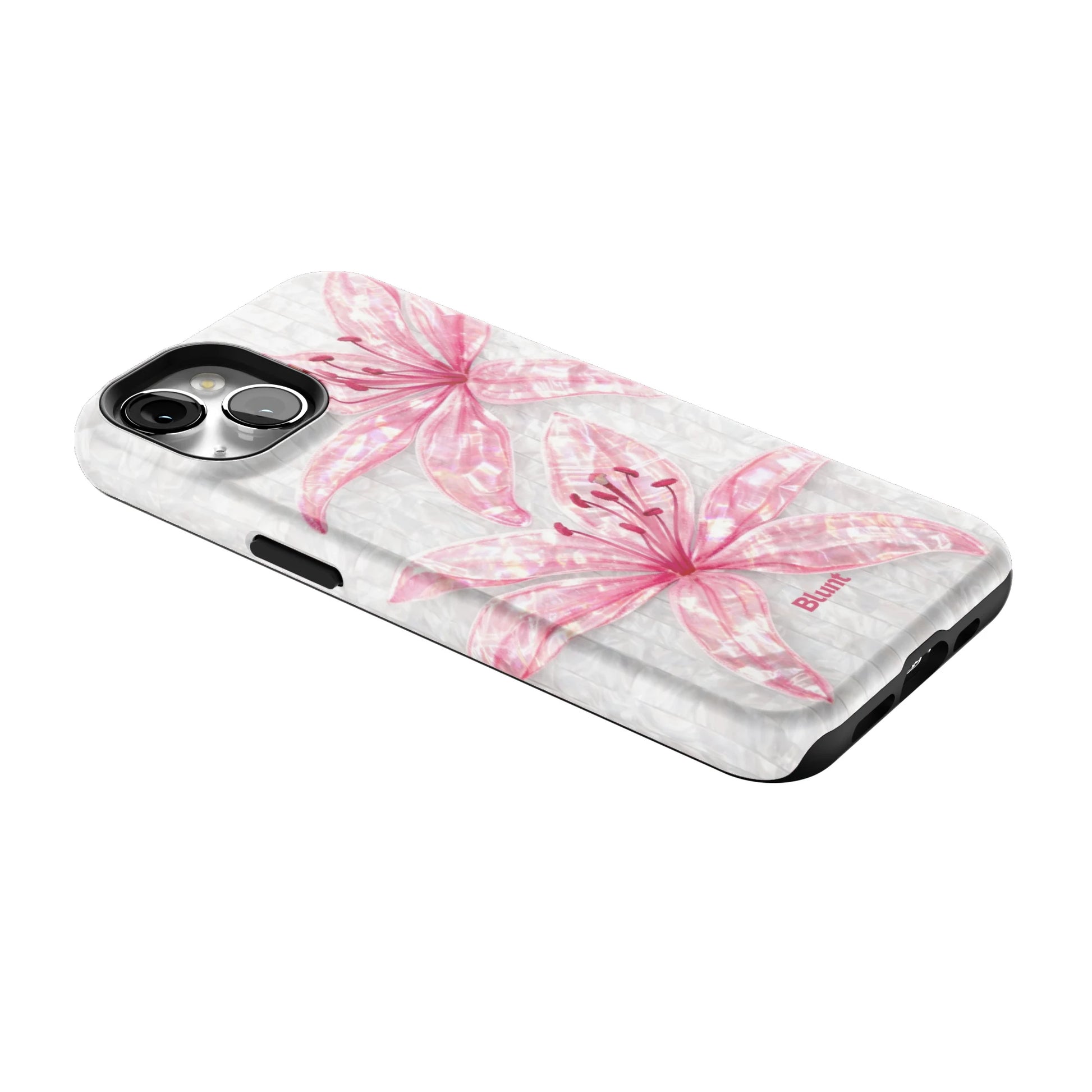 Pink-Floral-Luster-iphone-case-iPhone 13-2