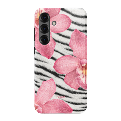 Striped Blossom Samsung Case