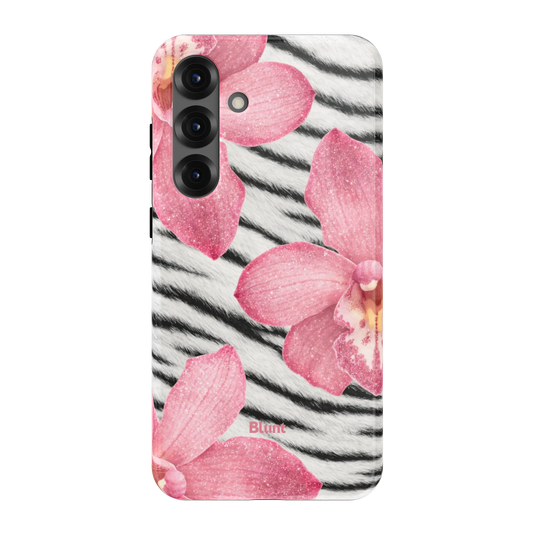 Striped Blossom Samsung Case