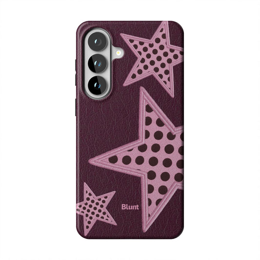 Plum-Polka-Star-samsung-case-Galaxy S26 Plus-1