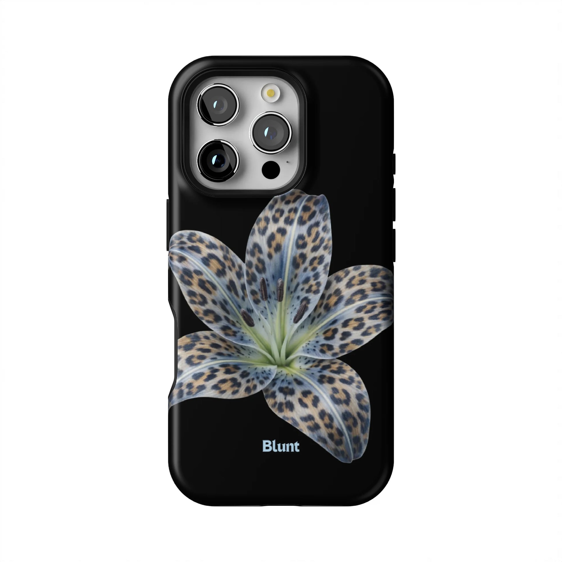 Blue-Leopard-Bloom-iphone-case-iPhone 16 Pro-1
