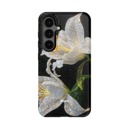 Eclipse Orchid in White Samsung Case