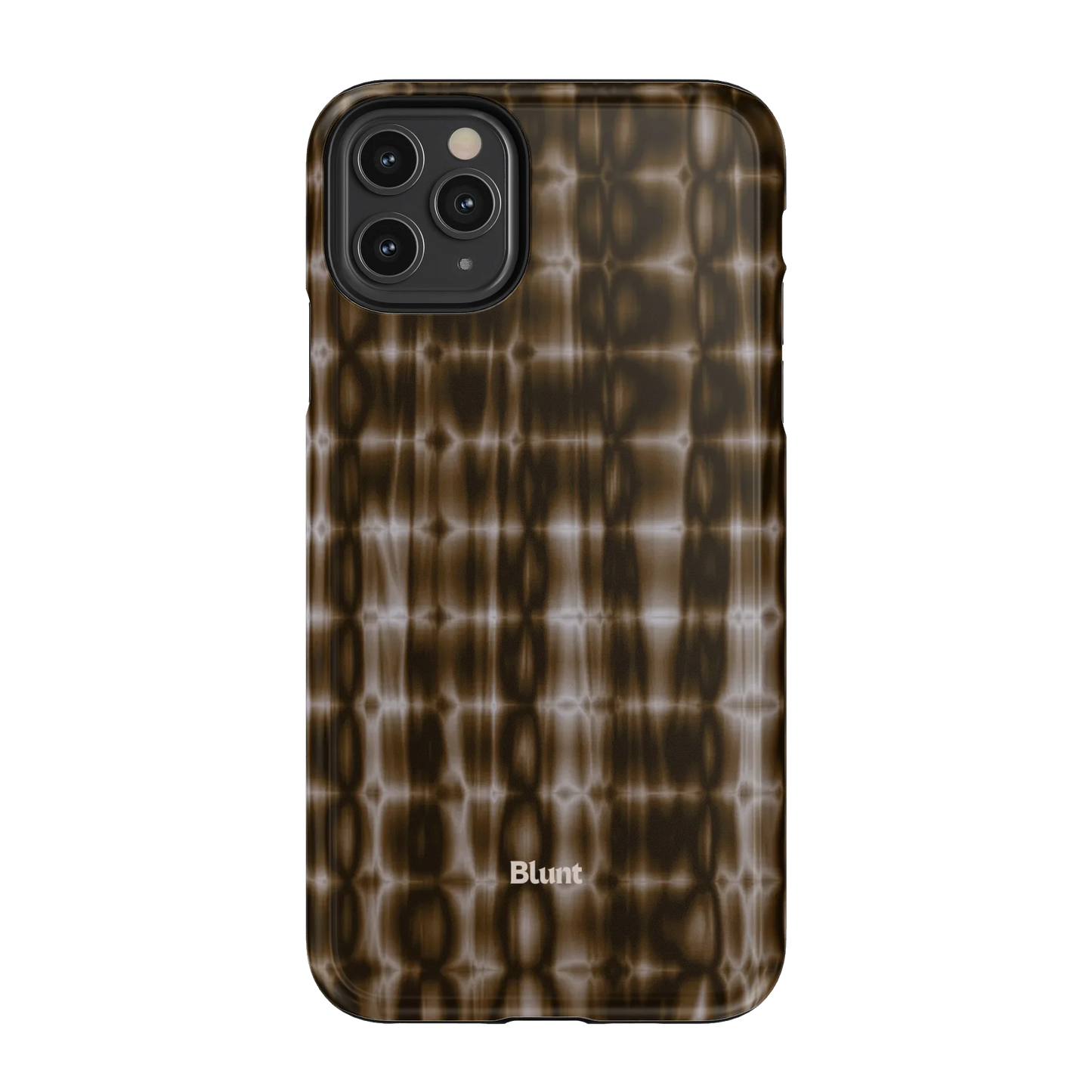 Brown Ripple iPhone Case