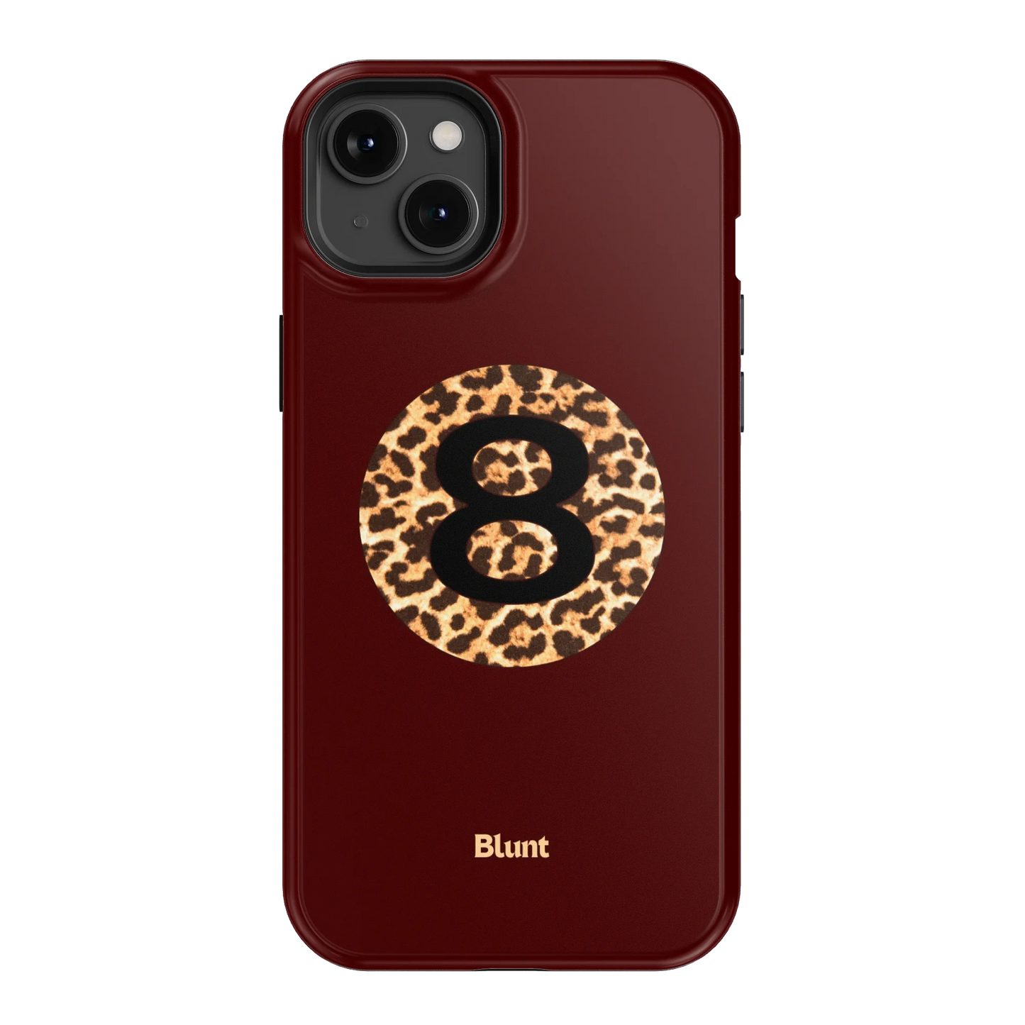 Burgundy Magic 8 iPhone Case