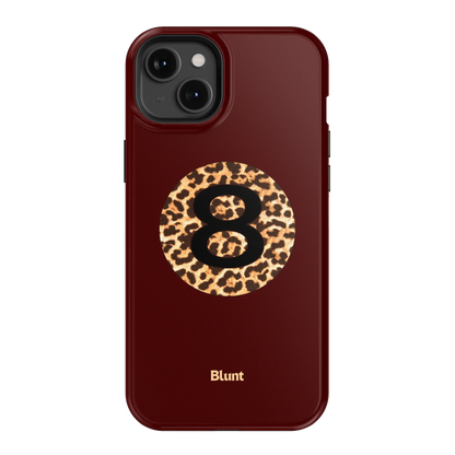 Burgundy Magic 8 iPhone Case