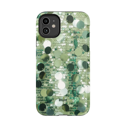 Sage Glitz iPhone Case