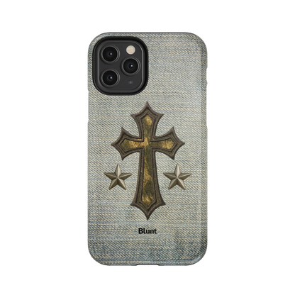 Denim Faith iPhone Case