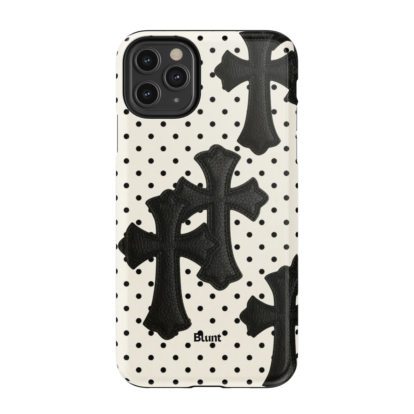 Noir Crosses iPhone Case