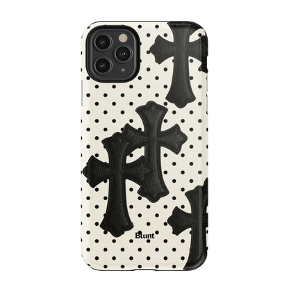 Noir Crosses iPhone Case
