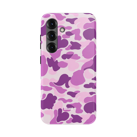 Purple Camo Samsung Case