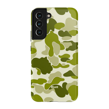 Lime Camo Samsung Case