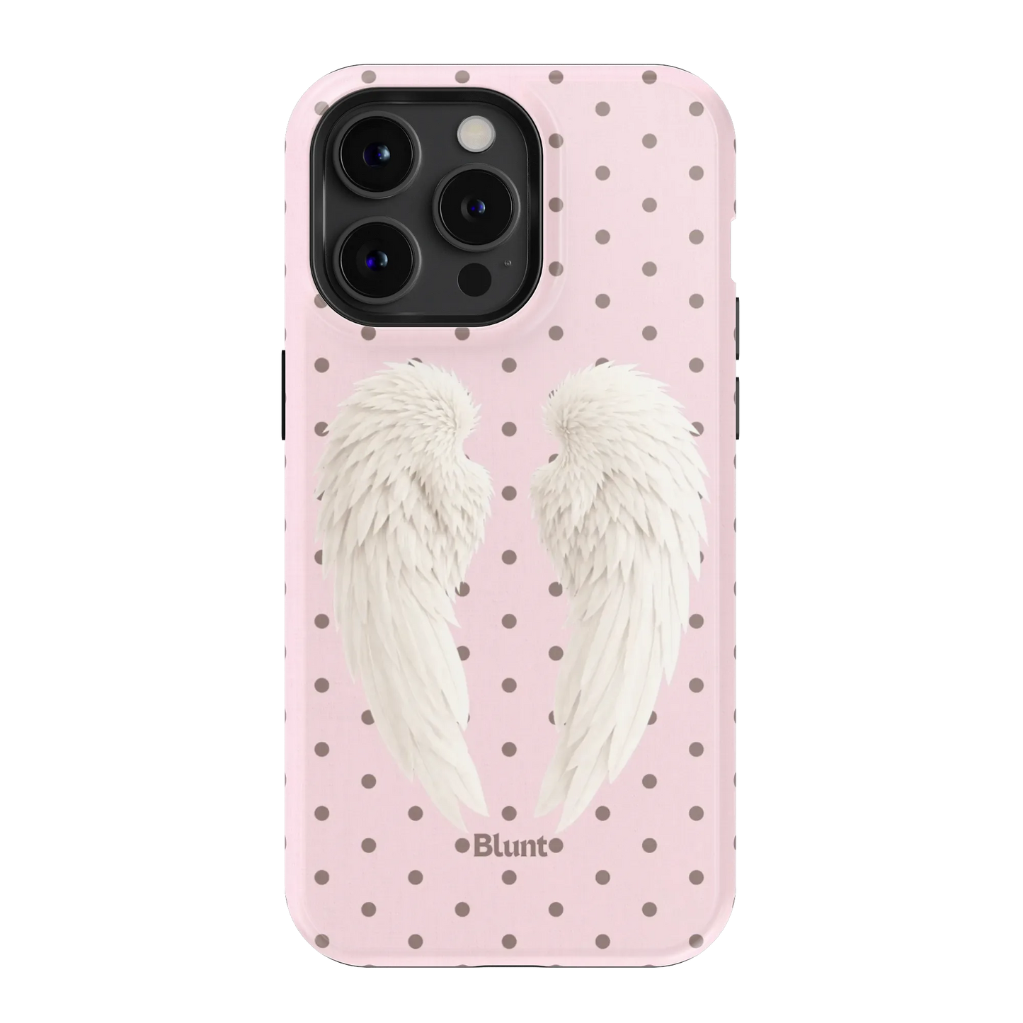 Pink Polka Wing iPhone Case