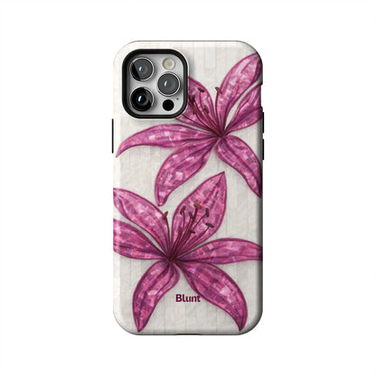 Purple-Floral-Luster-iphone-case-iPhone 12 Pro-1